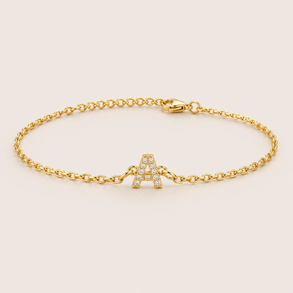 Carvelle Initial Bracelet