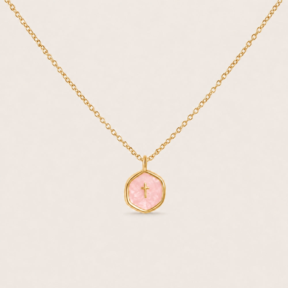 Aveline Cross Pendant Necklace