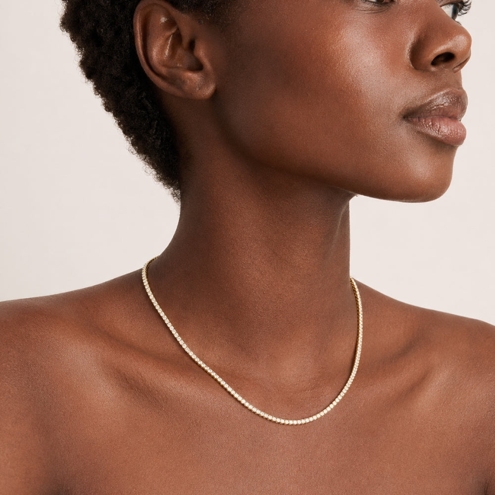 Calla Tennis Necklace