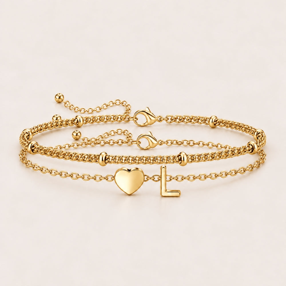 Bellune Initial Bracelet