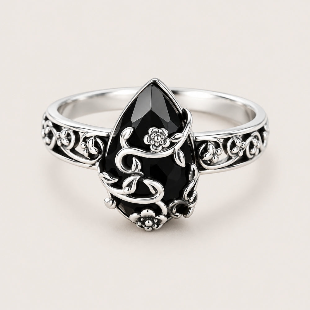 Noira Obsidian Ring