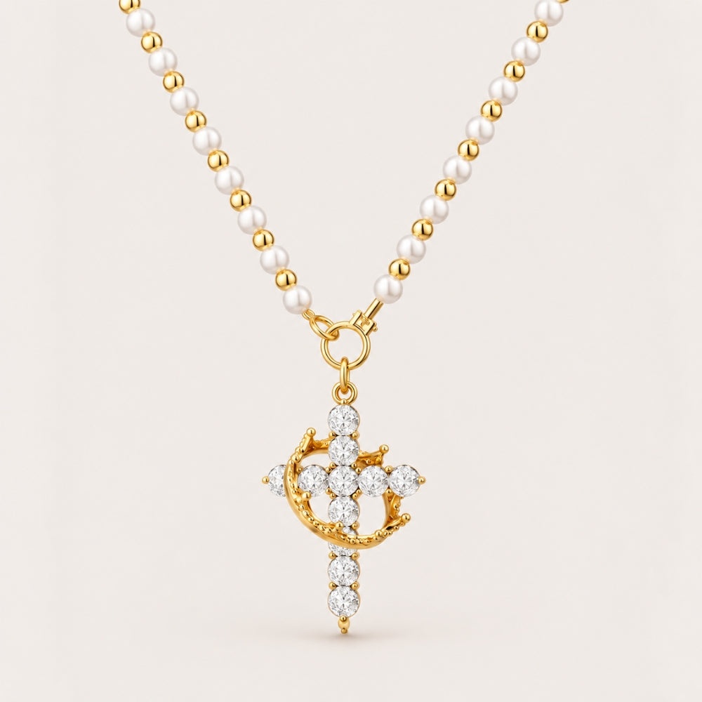 Reina Cross Necklace